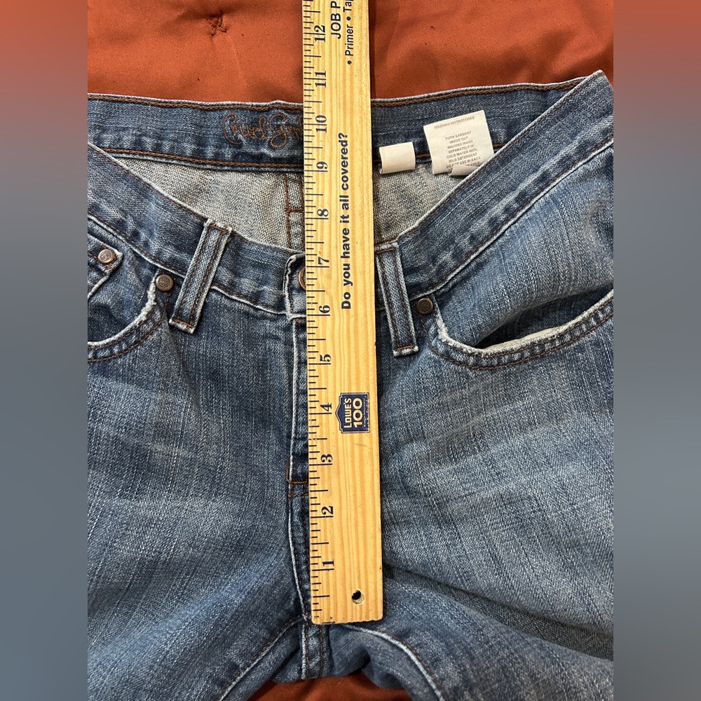 Size 5 CRUEL GIRL Blue Y2K Boot Cut Jeans - Picture 5 of 6